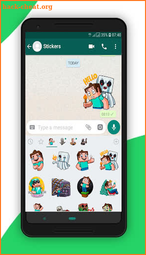 Free Whats Messenger App Stickers screenshot