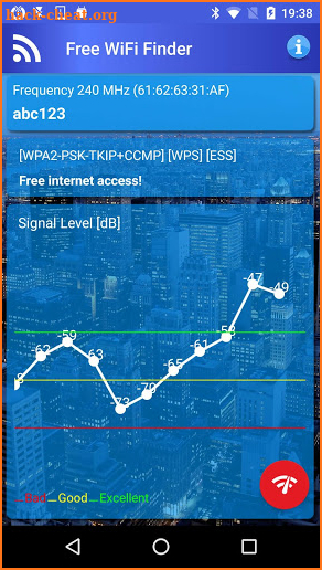 Free WiFi Internet Finder screenshot