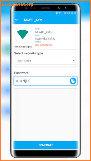 Free Wifi Password Key Generator screenshot