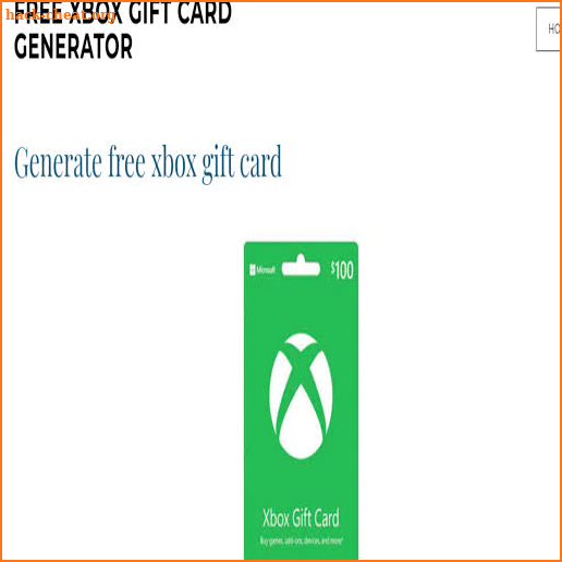 free xbox gift card generator screenshot