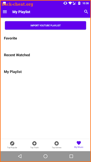 Free youtube music-mp3 player screenshot