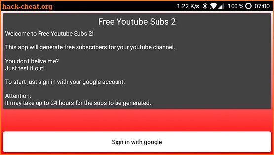 Free Youtube Subs 2 screenshot