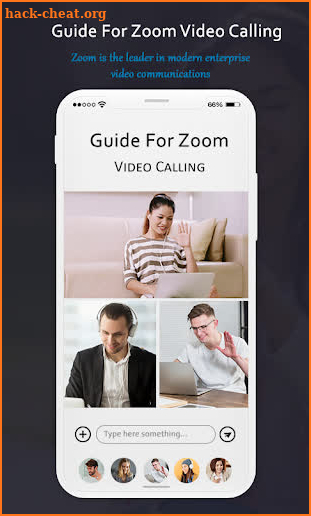 Free Zoom Cloud Meetings Video Tips guide screenshot