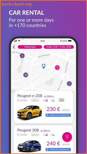 Free2Move : your mobility app screenshot
