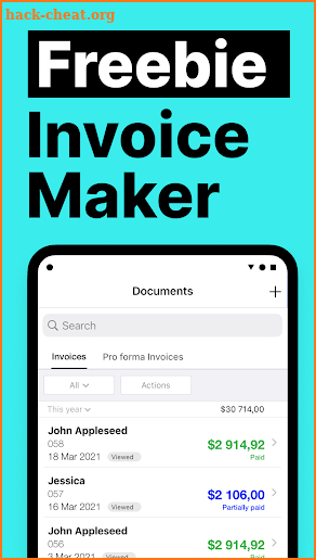 Freebie Invoice Estimate Maker screenshot