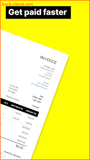 Freebie Invoice Maker screenshot