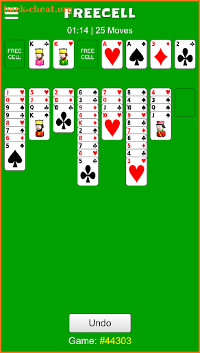 FreeCell - CardGames.io screenshot