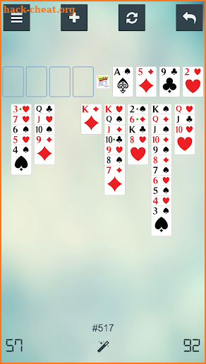 FreeCell X - classic card game screenshot