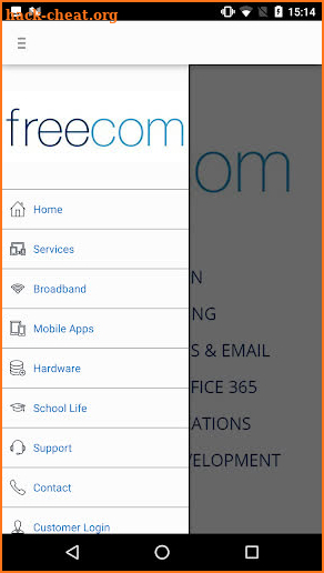 Freecom Internet Services Limited screenshot
