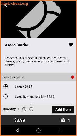 Freedom Burrito screenshot