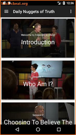 Freedom in Christ Course screenshot