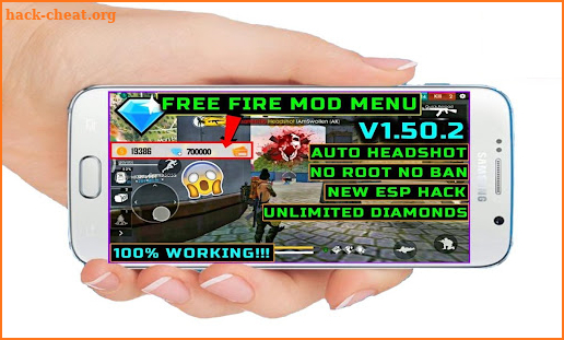 Freefir Mod Menu: Unlimited Diamonds screenshot