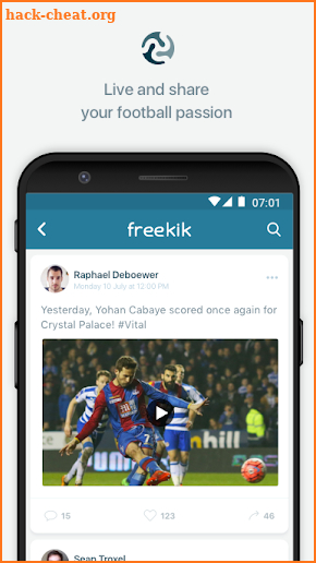 Freekik - The Football Network screenshot