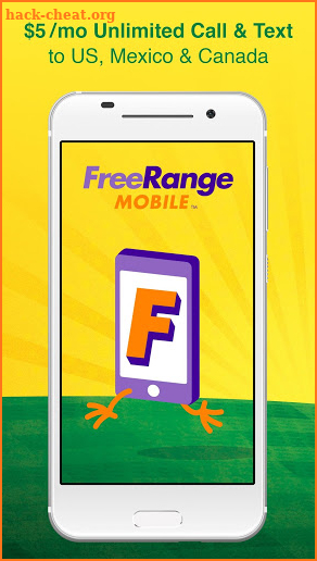 FreeRange Mobile - Unlimited Call & Text Made Easy screenshot