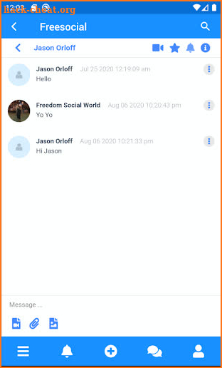 Freesocial screenshot