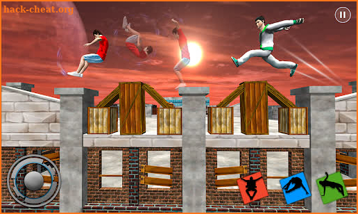 Freestyle Rooftop Parkour Run screenshot