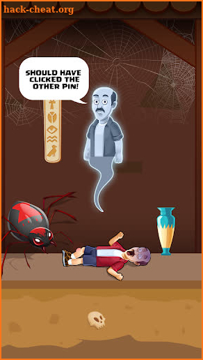 Freeze the Spider - Pull the Pin Game screenshot