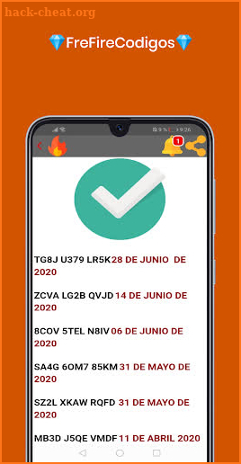 FreFireCodigos 2020 screenshot
