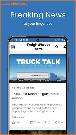 FreightWaves screenshot