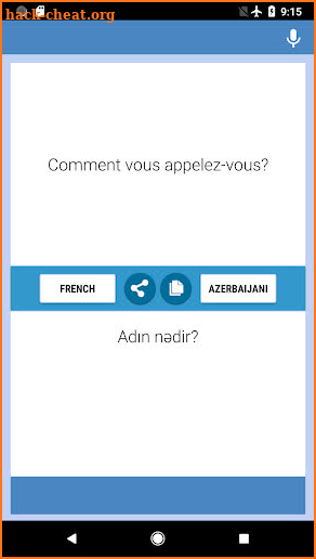 French-Azerbaijani Translator screenshot