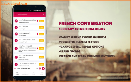 French Conversation: Learn to speak French screenshot