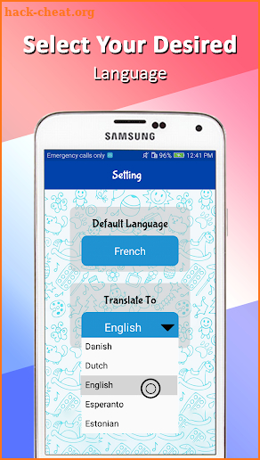 French English Chat & Text Translator Keyboard screenshot