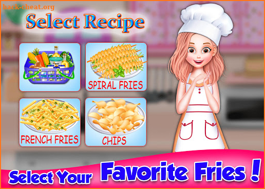 French Fries in the Kitchen - Girls Cooking Game screenshot