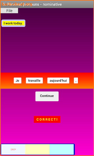French Grammar Exercises P screenshot