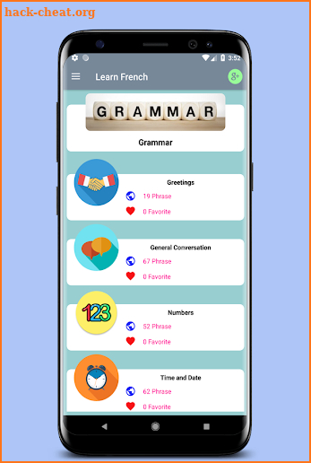 French Grammar - Learn French Offline screenshot