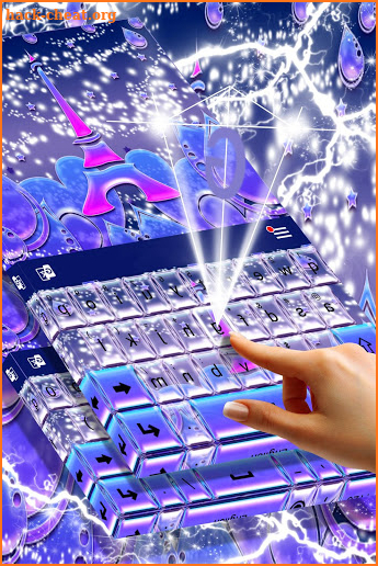 French Keyboard Theme screenshot