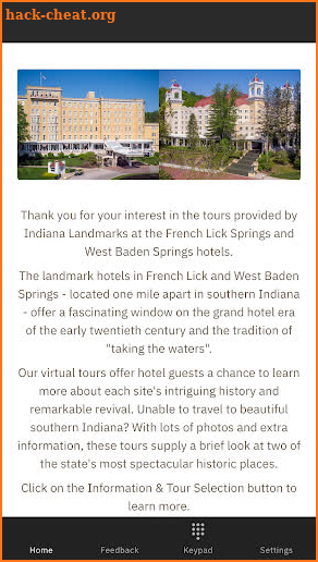 French Lick West Baden Tours screenshot