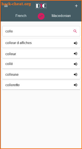 French - Macedonian Dictionary (Dic1) screenshot