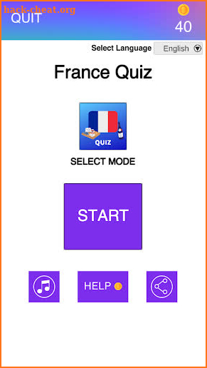 French Quiz screenshot