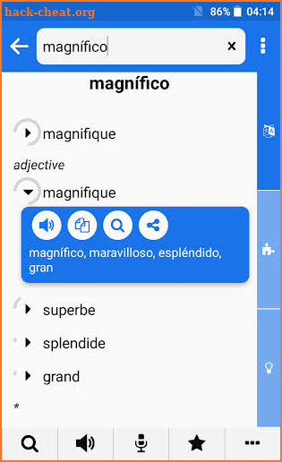 French - Spanish : Dictionary & Education screenshot