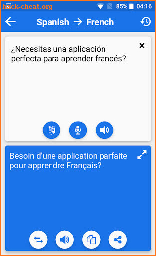 French - Spanish : Dictionary & Education screenshot