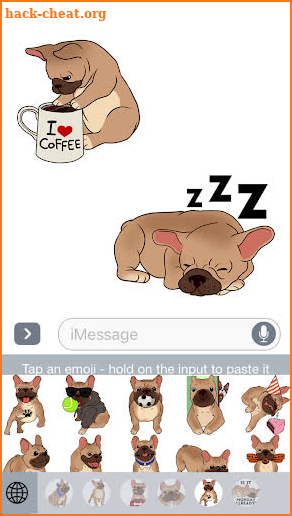 FrenchieMoji Stickers - French Bulldog Emojis screenshot