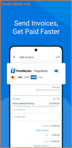 FreshBooks -Invoice+Accounting screenshot