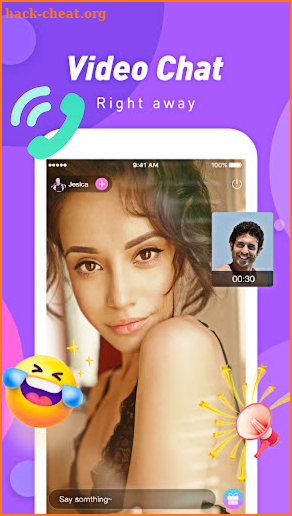 FreshChat-live video chat screenshot