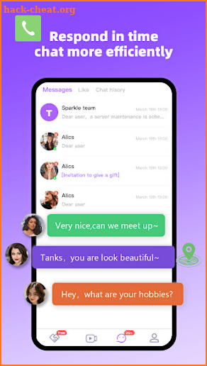 FreshChat-live video chat screenshot