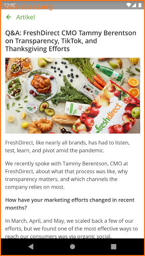 FreshConnect by FreshDirect screenshot