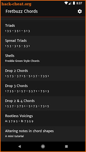 FretBuzz Chords screenshot