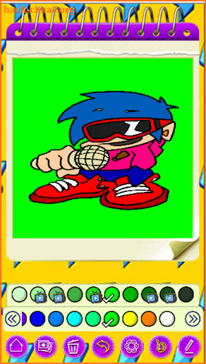 Friday Night Funkin Coloring Book FNF screenshot