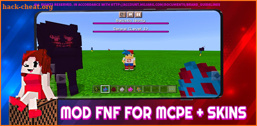 Friday Night Funkin in MCPE [FNF Mod] screenshot