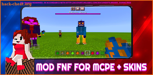 Friday Night Funkin in MCPE [FNF Mod] screenshot