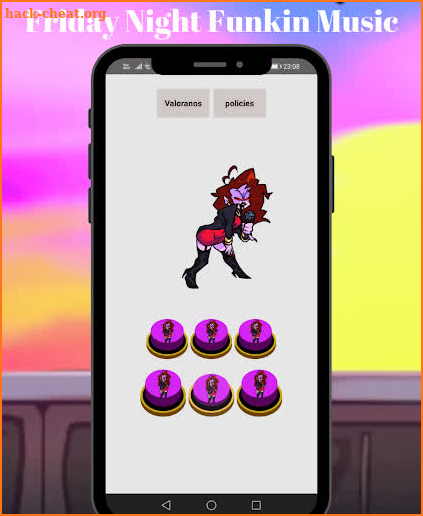 Friday Night Funkin Music Mommy Character Buttons screenshot