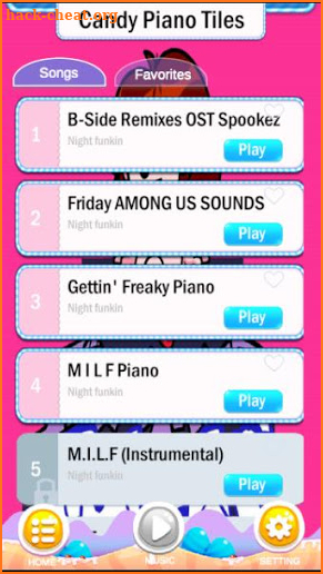 Friday night funkin piano tiles music screenshot