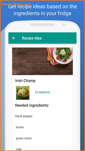 Fridgify - fridge and food rescuer for busy people screenshot