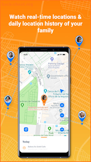 Friend Location Tracker: GPS screenshot