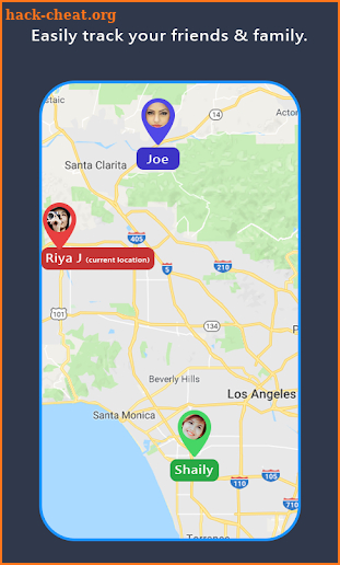 Friend Locator : Friend Mapper screenshot