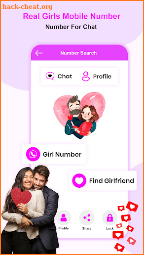 Friend Search for Chat: Girls Number Prank screenshot
